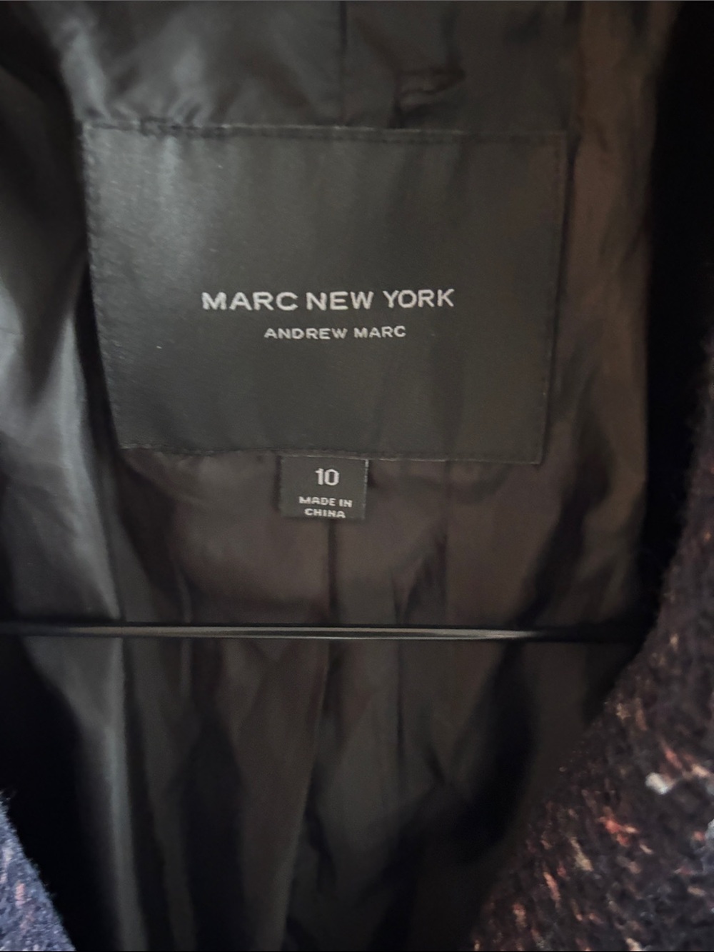 Marc New York by Andrew Marc "Paige" Bouclé Wool-Blend Coat - Picture 4 of 5